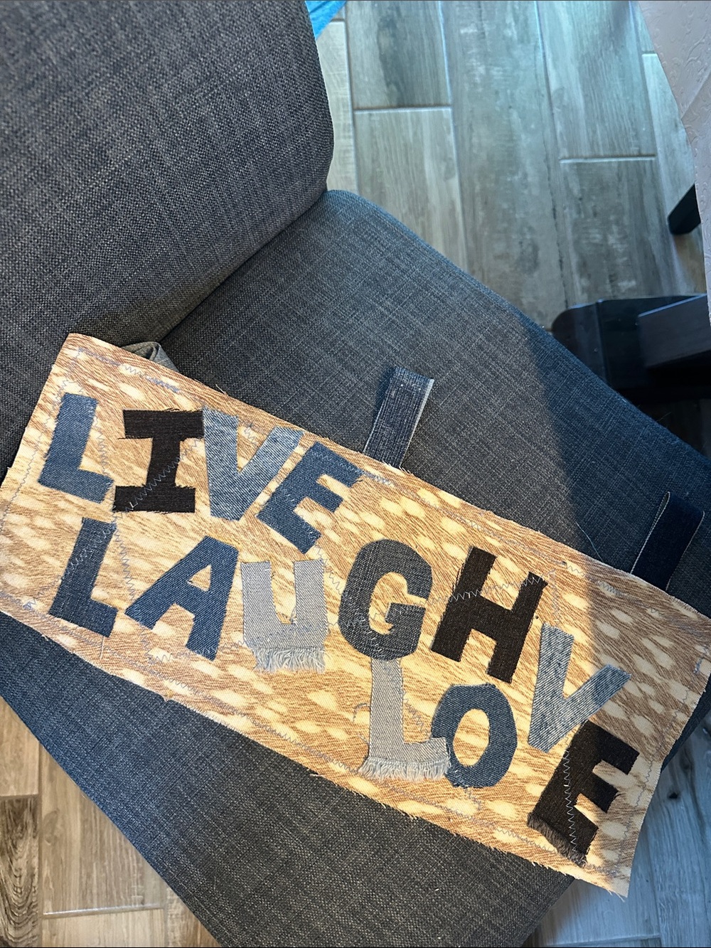 Mountain Threadz Banner, Handmade Art